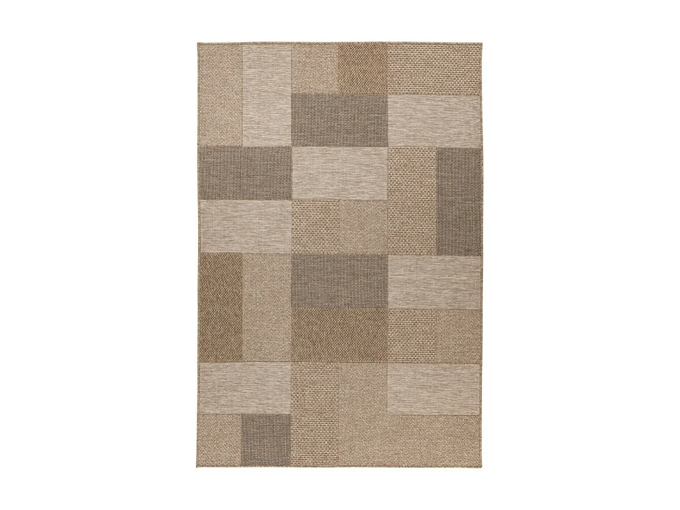 Tapis 230x160cm, design C603A coloris naturel - Confort et élégance pour votre intérieur