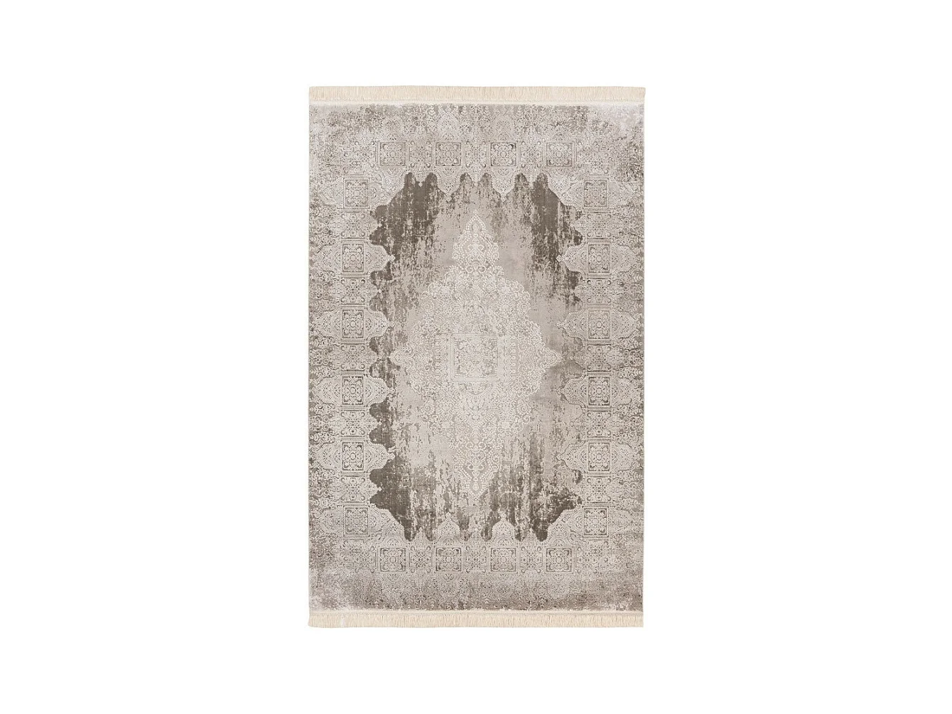 Teppich 290x200cm, Design E109E, Farbe Silber - Komfort und Eleganz für Ihr Interieur