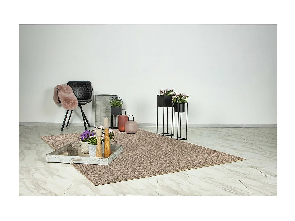 Tapete 230x160cm, design C103A cor natural - Conforto e elegância para o seu interior.