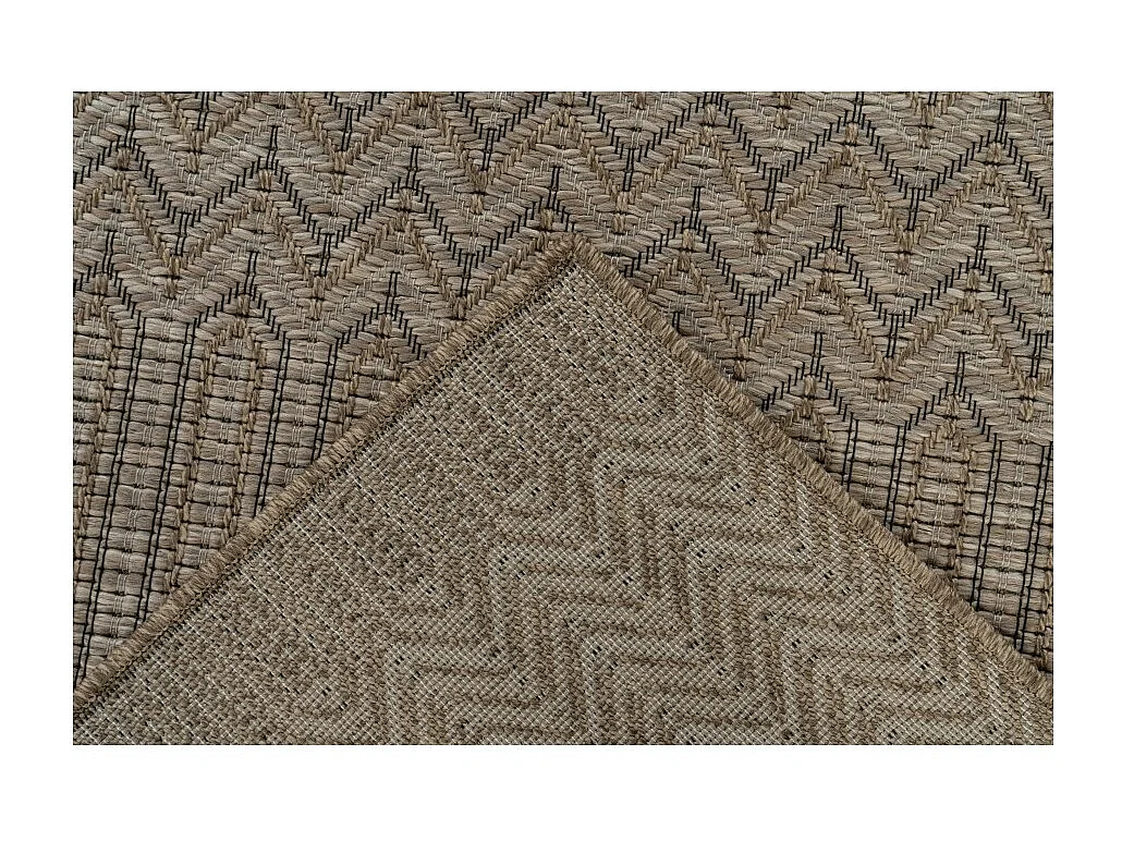 Tapis 230x160cm, design C103A coloris naturel - Confort et élégance pour votre intérieur