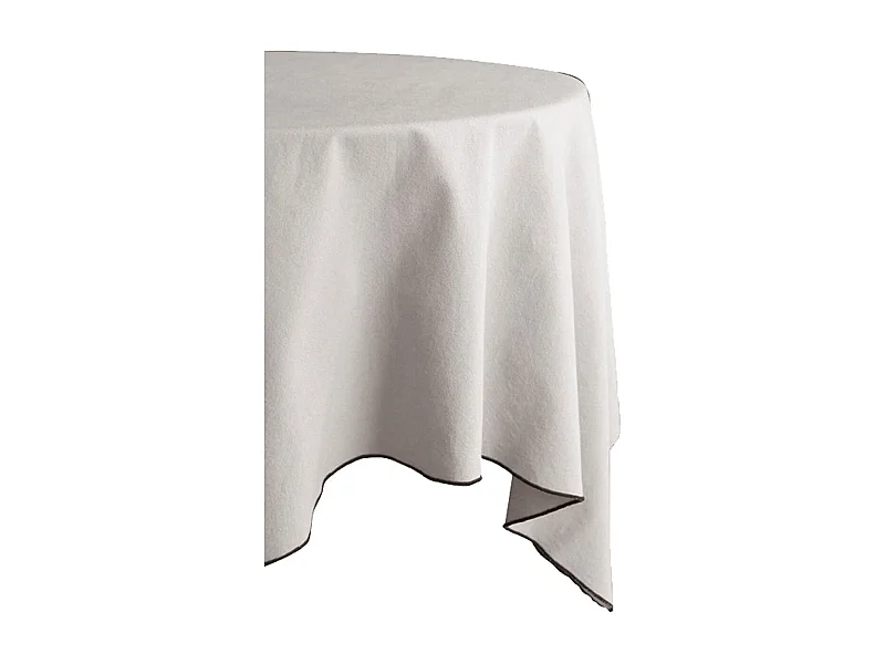 55777 - Nappe en coton teint lavé - Naturel - 160 x 250 cm