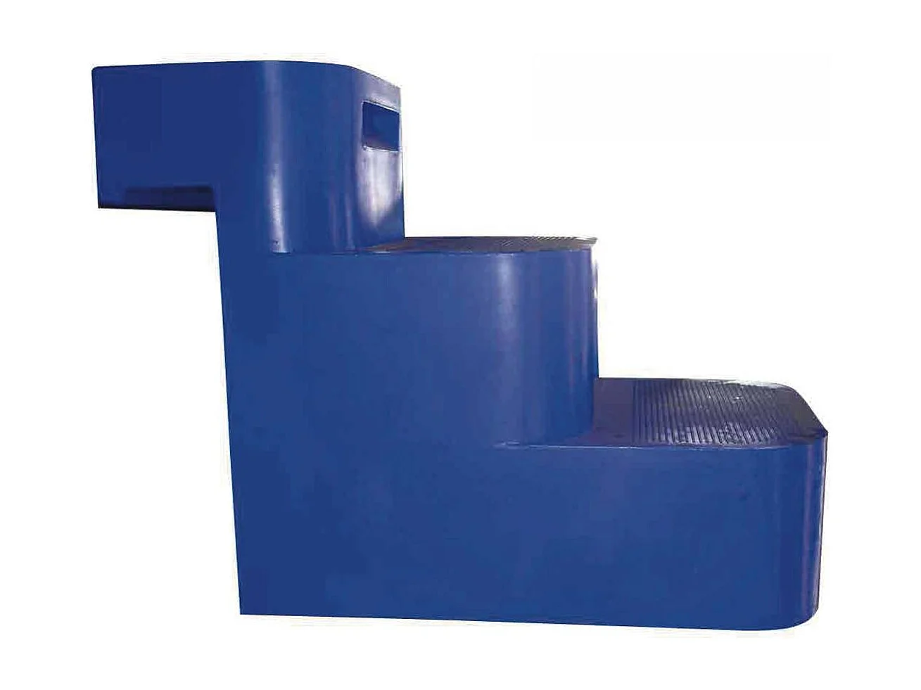 Escalier "Sauve-Chien"- 3 marches bleues - 77 x 15 x 58.5 cm