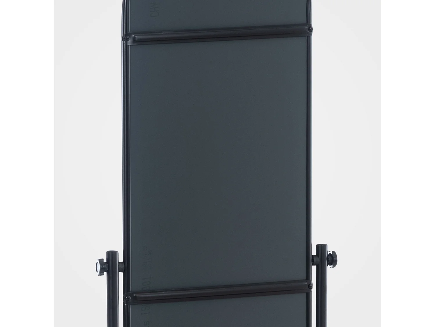 Miroir sur pieds - Métal - Noir - Nane