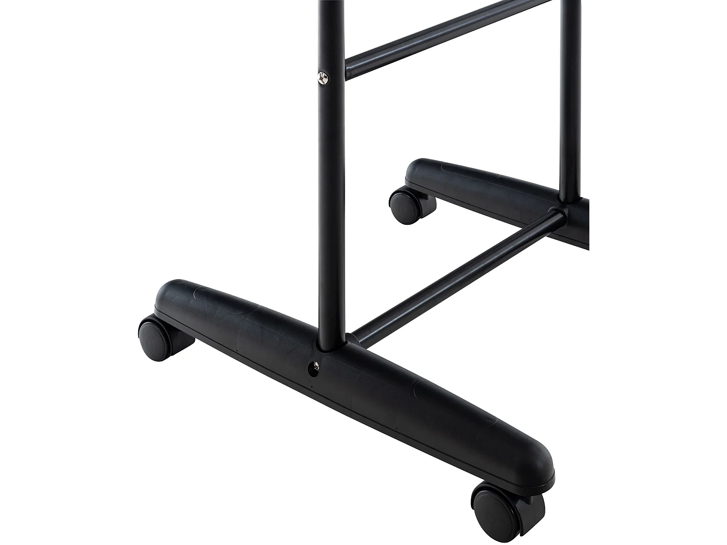 Miroir sur pieds - Métal - Noir - Nane