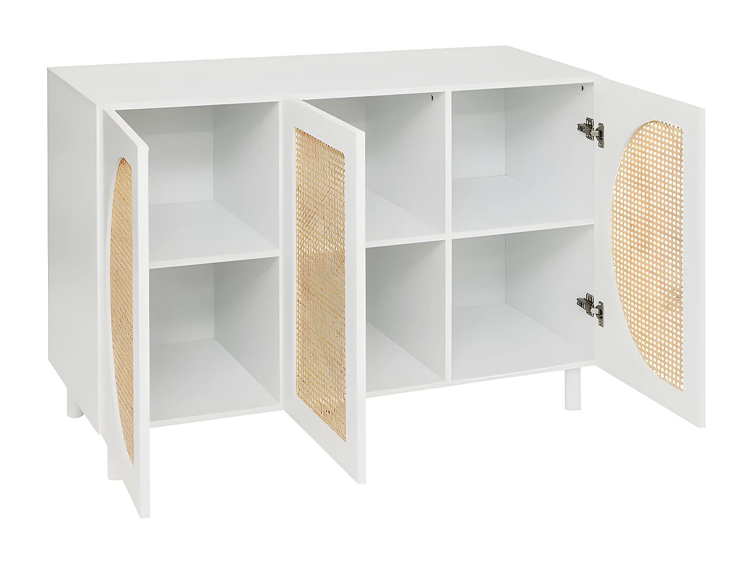 Buffet 3 Portes "Cabras" 120cm Blanc
