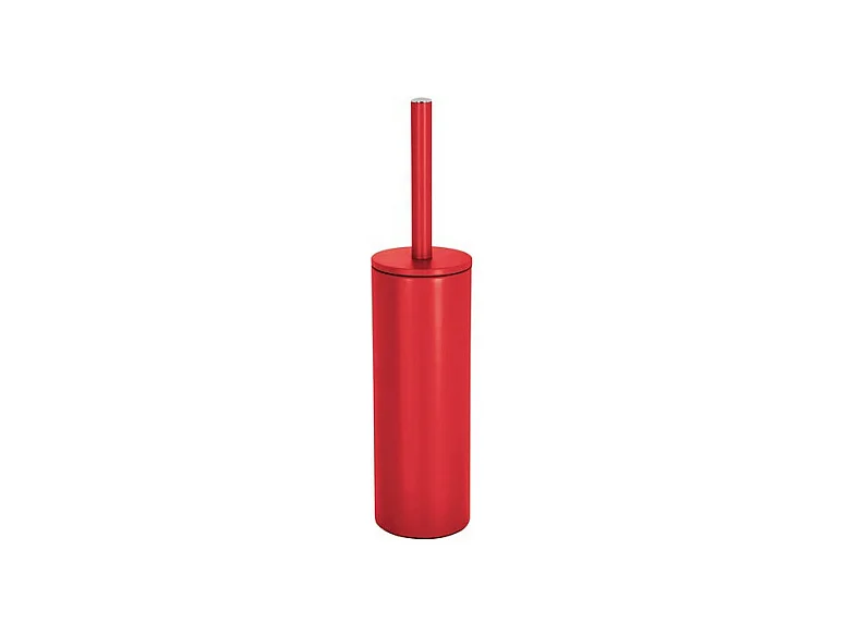 Brosse wc avec support Acier AKIRA Rouge mat Spirella