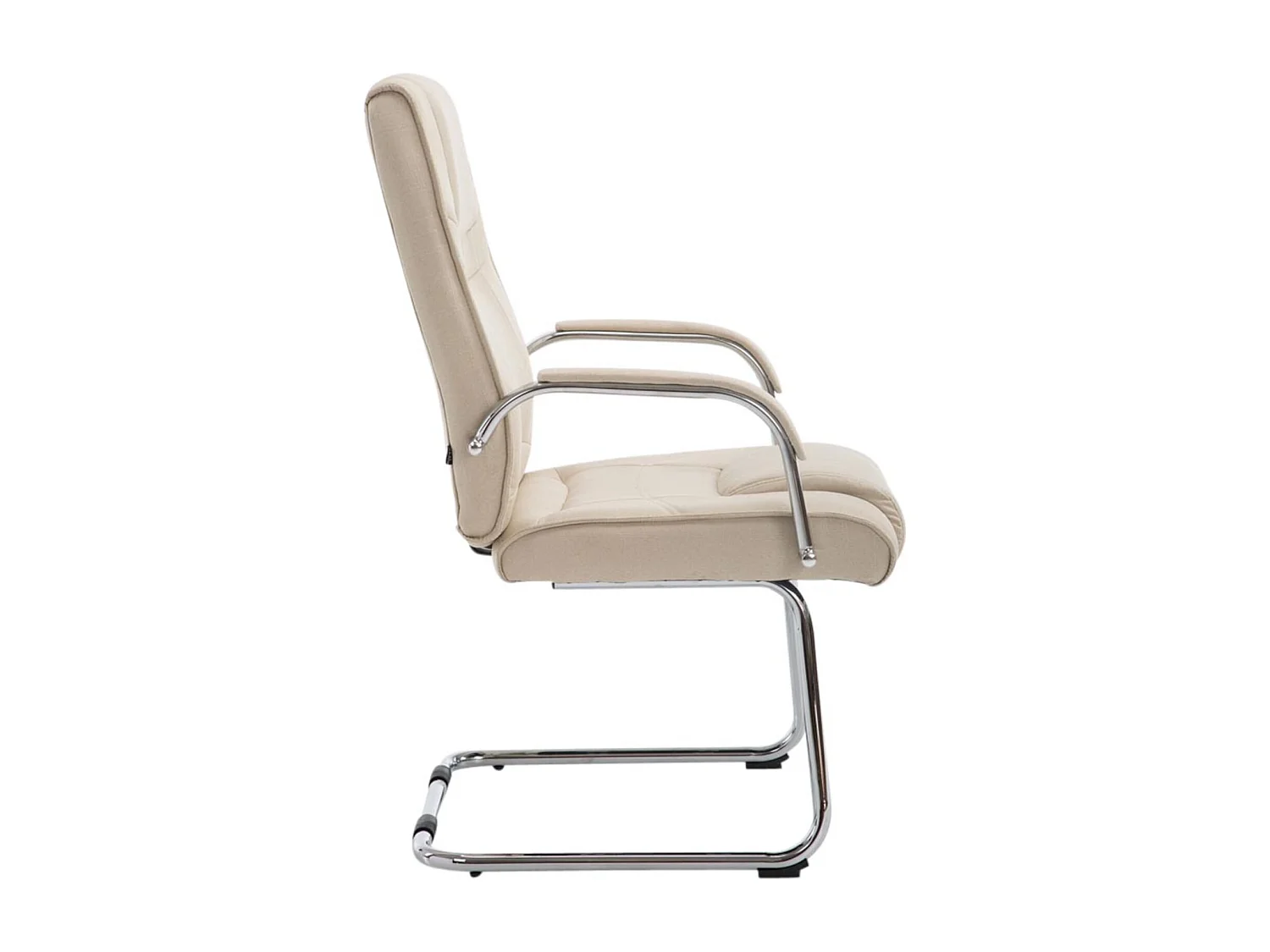Lot de 2  chaises oscillantes - Tissu & Nature - Crème - Attila