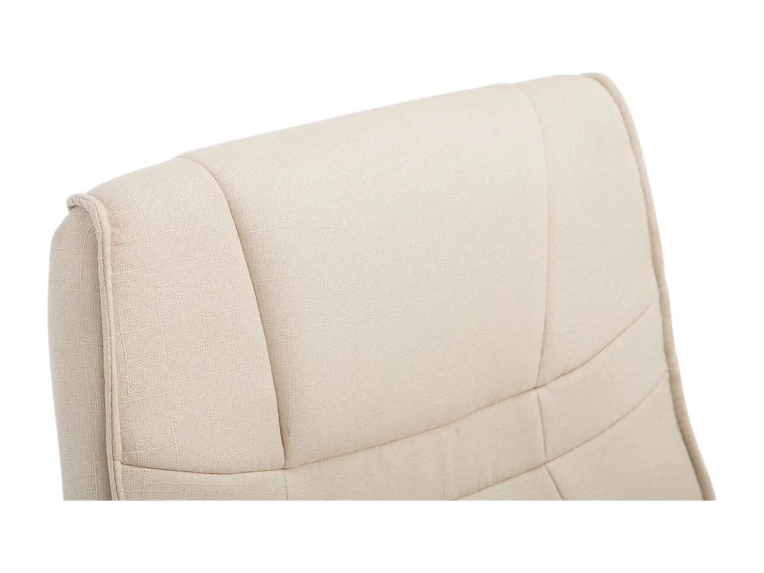 Lot de 2  chaises oscillantes - Tissu & Nature - Crème - Attila