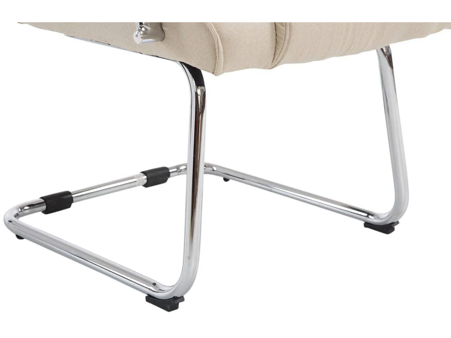 Lot de 2  chaises oscillantes - Tissu & Nature - Crème - Attila