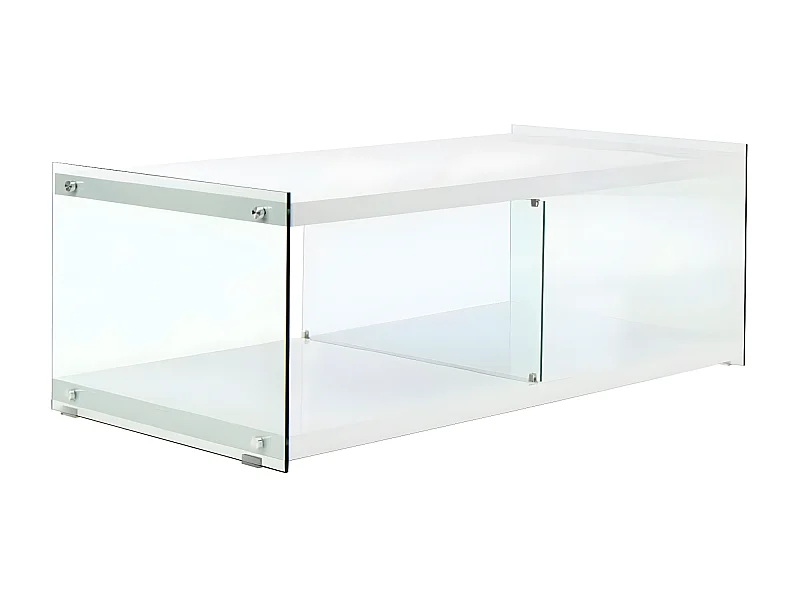 Meuble TV Design "Elementary" 120cm Blanc