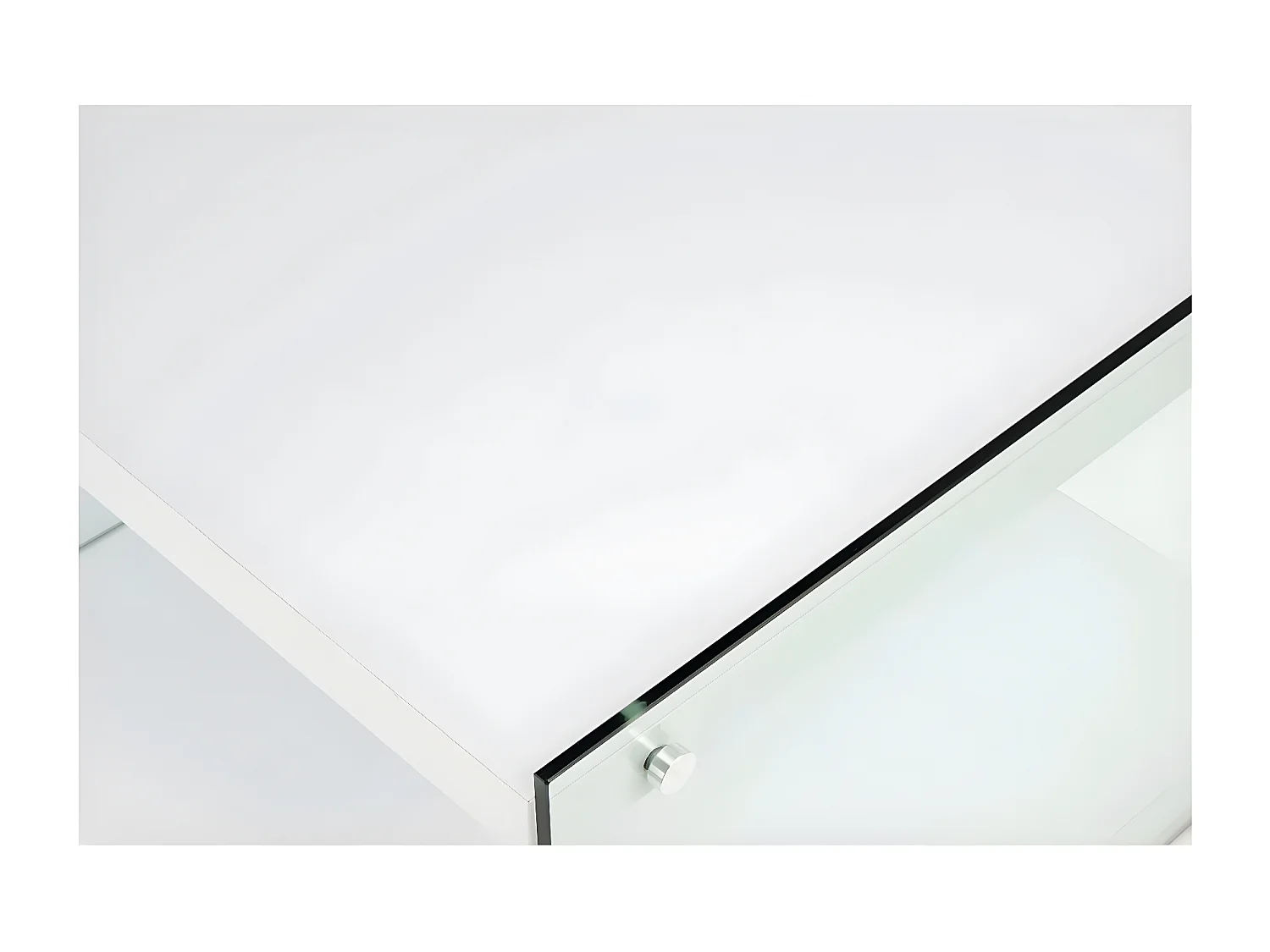 Meuble TV Design "Elementary" 120cm Blanc