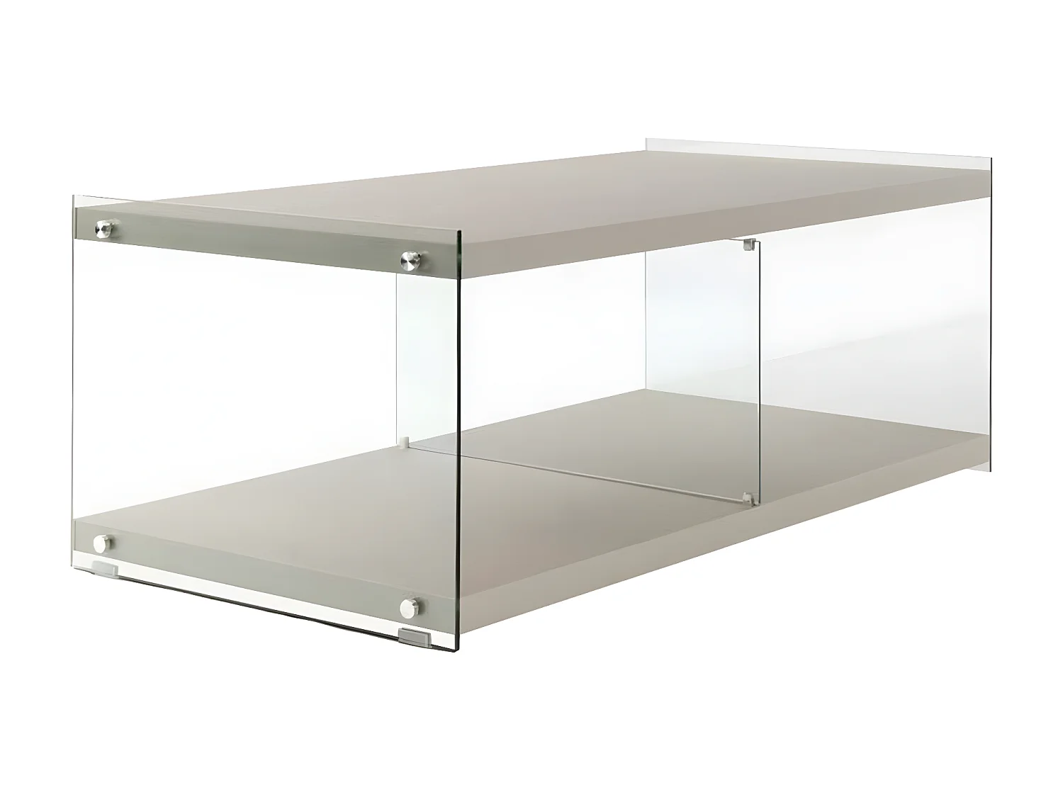 Meuble TV Design "Elementary" 120cm Argent