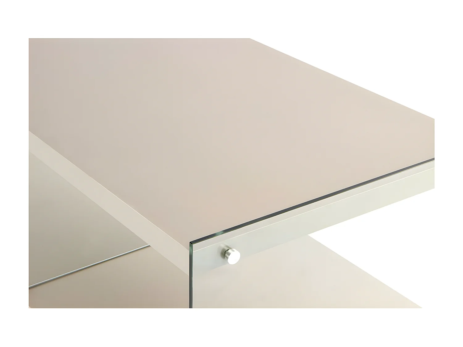 Meuble TV Design "Elementary" 120cm Argent