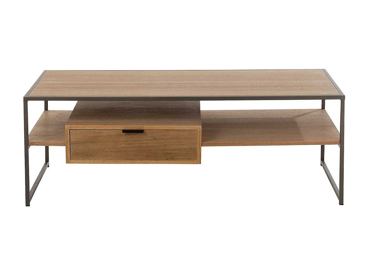 Meuble TV 1 Tiroir "Giuseppe" 120cm Naturel