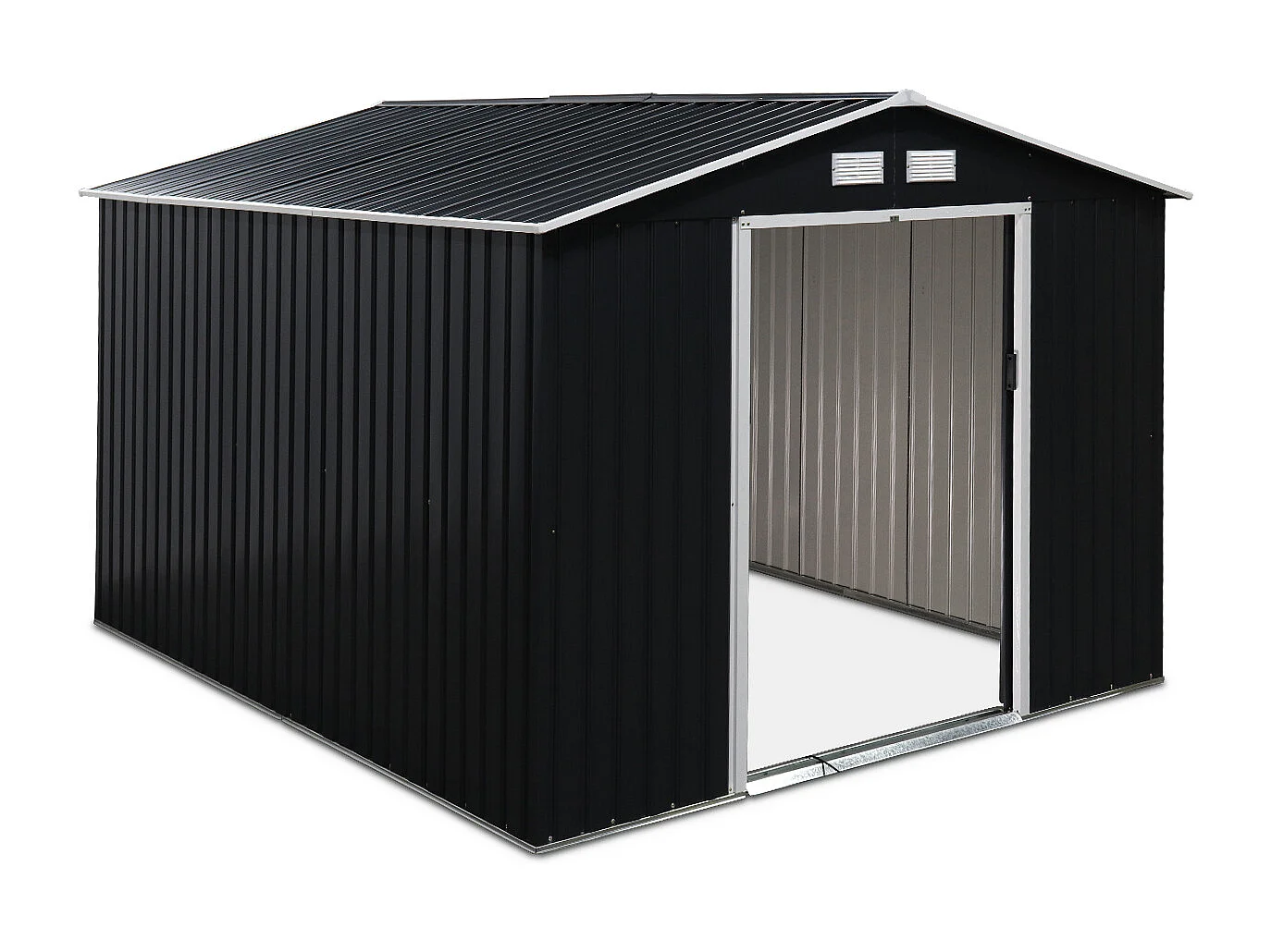Capannone da giardino in metallo, 8.95m², antracite