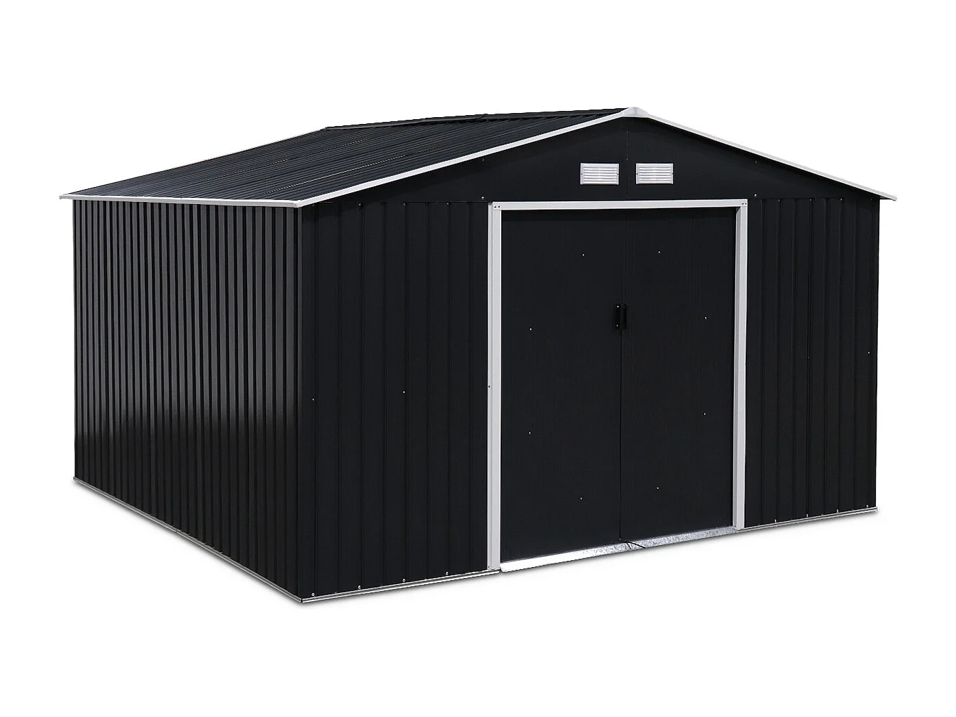 Casetta da giardino in metallo, 10.85m², antracite