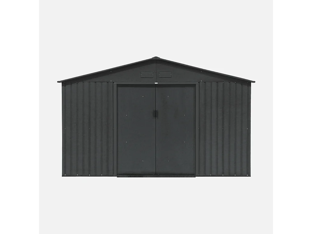 Casetta da giardino in metallo, 10.85m², antracite