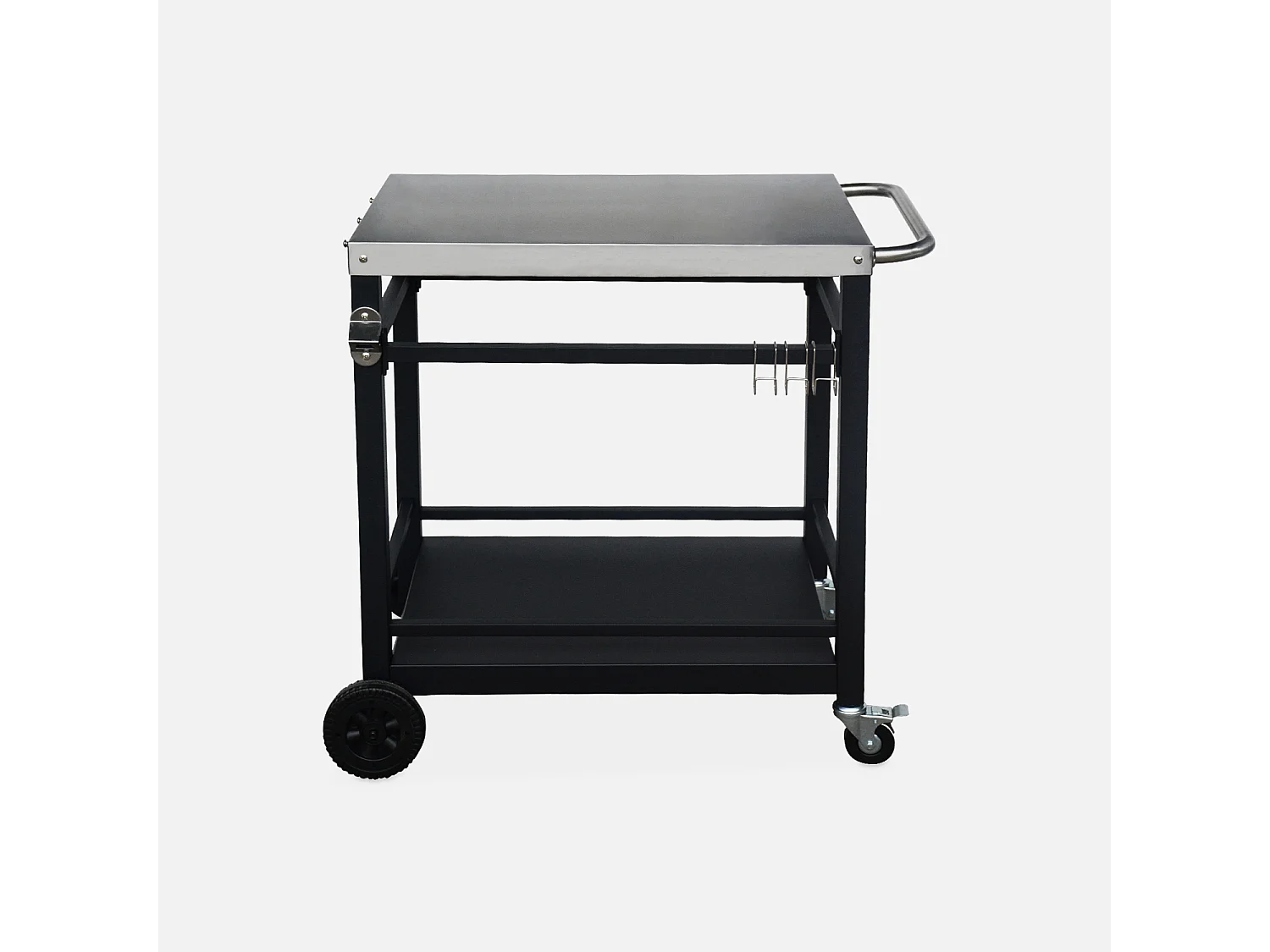 Carrello per barbecue, nero