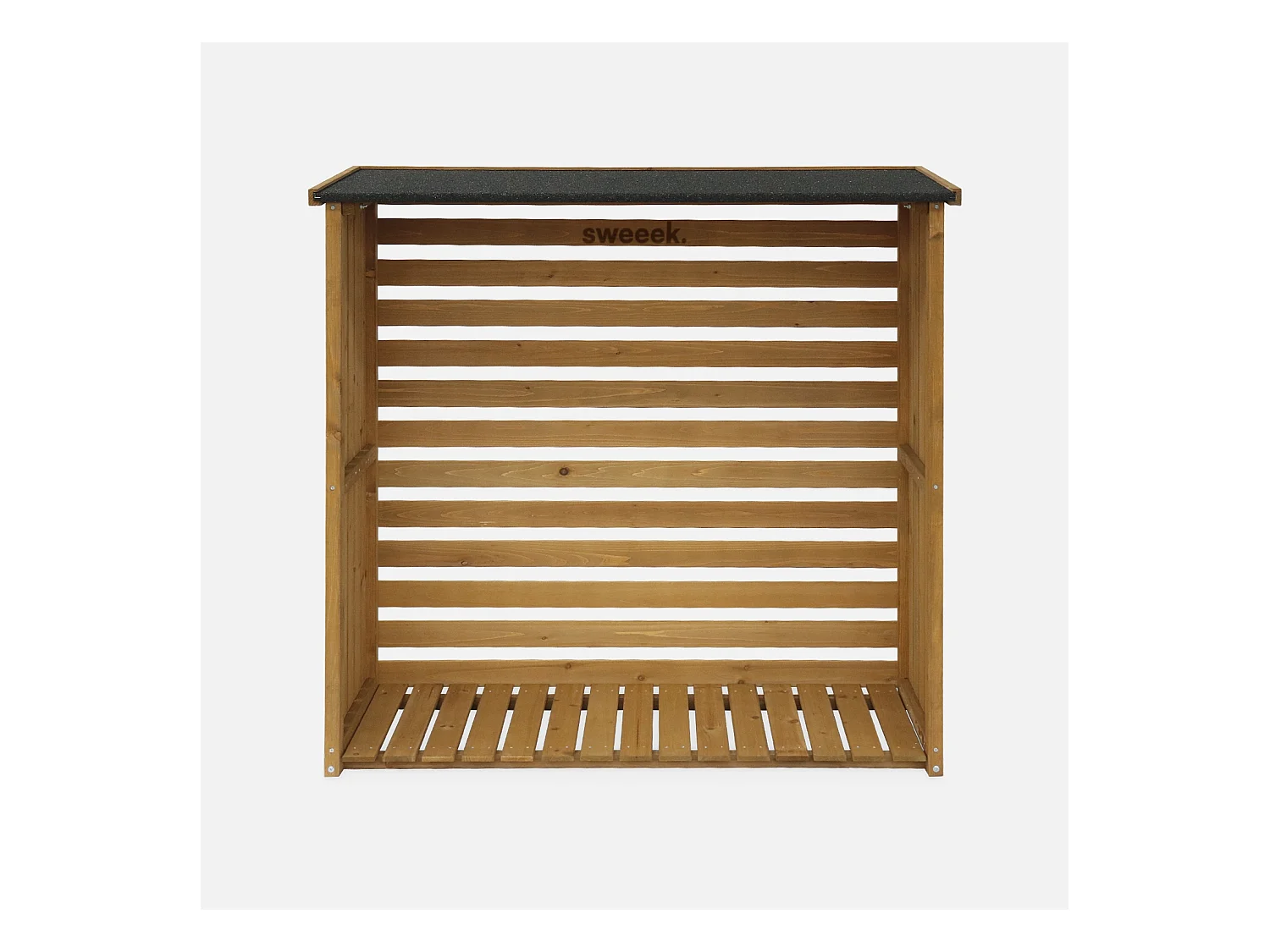 Cabina di legno, 120x45x120cm, marrone naturale