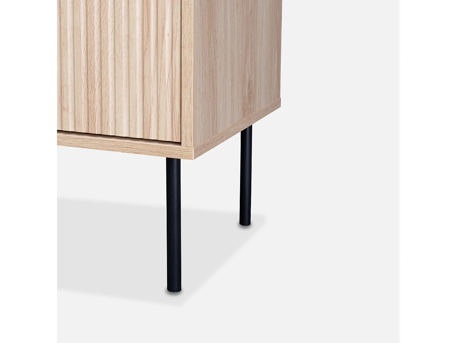 Meuble TV. Braga. deux portes. deux niches. une étagère.  L 120 x l 39 x H 56.2cm