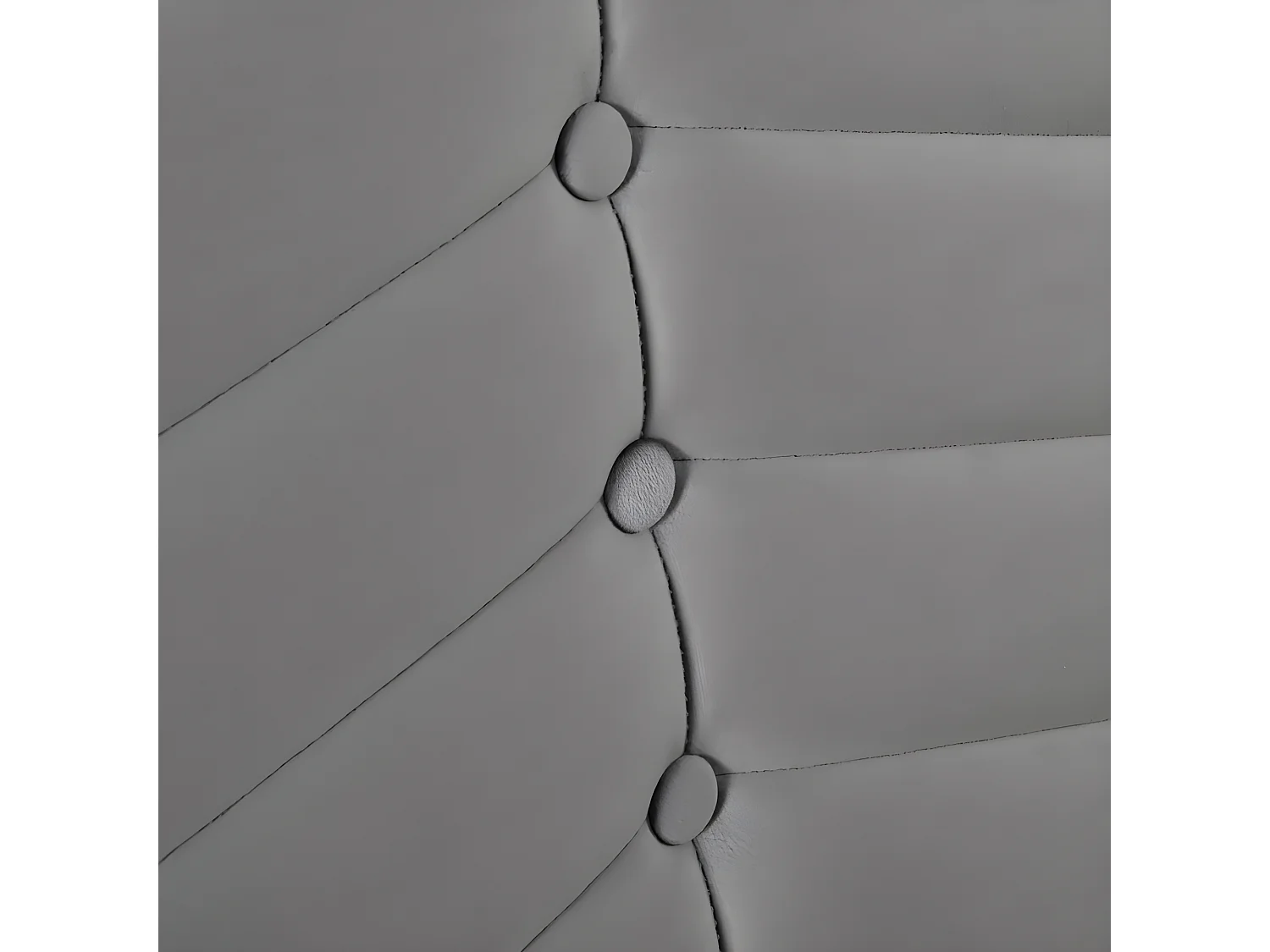 Lit coffre en velours avec sommier à lattes + tête de lit réglable - 140x190cm - Gris