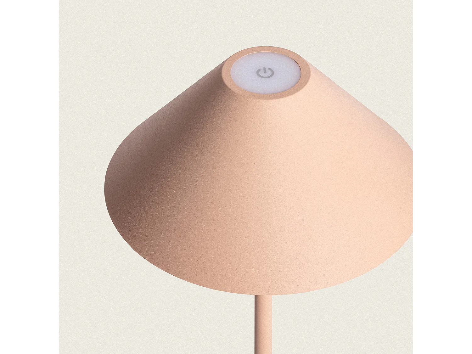 Lampe à Poser LED Portable avec Batterie USB Rechargeable Métal Kivuli Beige