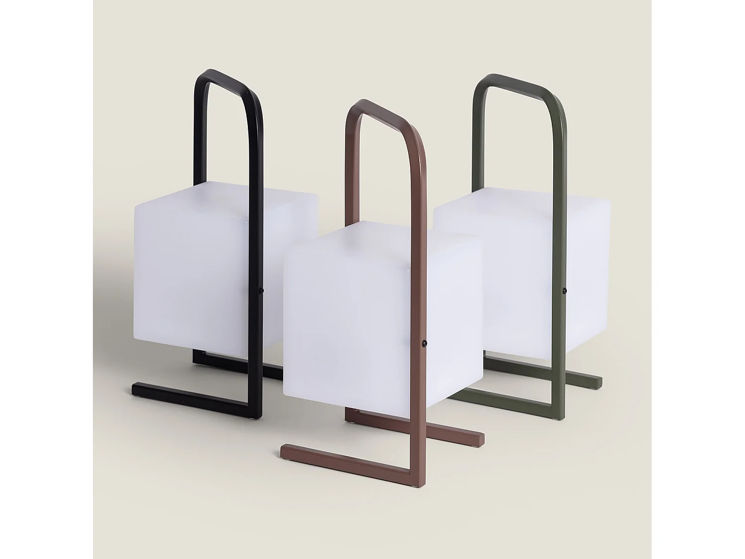 Lampe à Poser LED Portative Extérieure 2.5W Tiber avec Batterie Rechargeable USB Noir