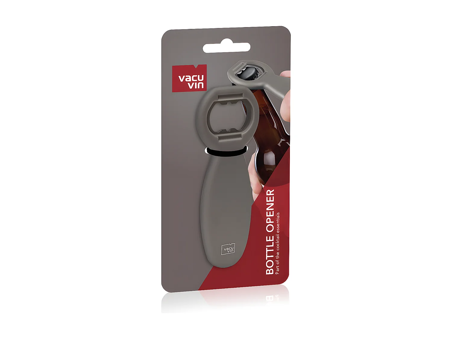 Ouvre bouteille gris
