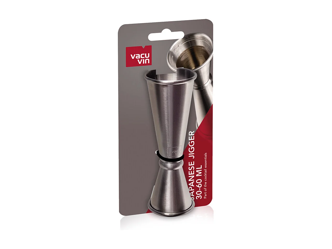 Doseur Japonais 30/60 ml en acier brossé