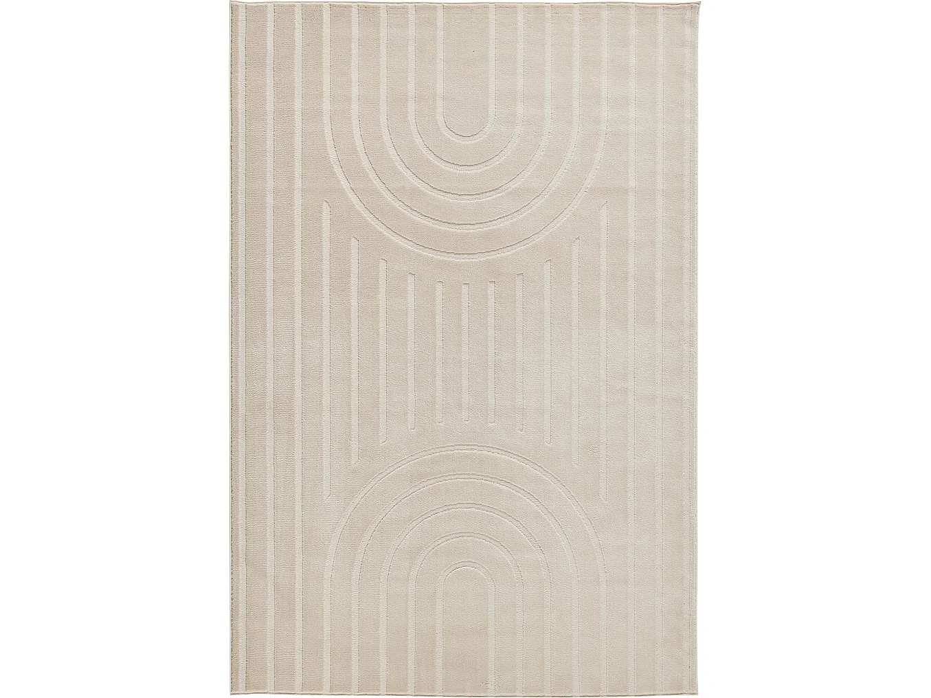 Tapis de salon - arc de cercle - crème - Bloom - 200x280