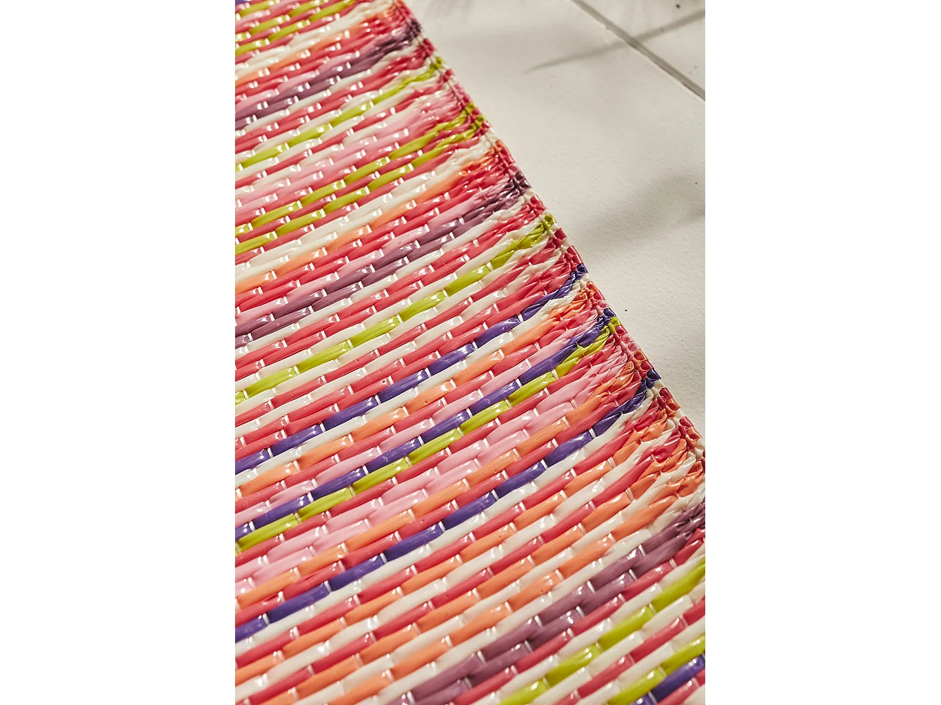 Tapis multocolore - rose - extérieur - Capri - 150x220