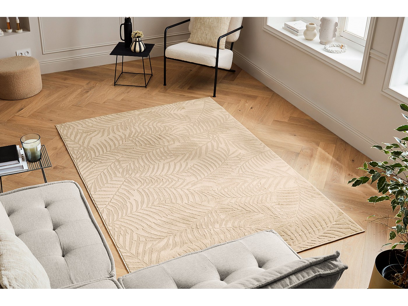 Tapis De Salon Beigenull