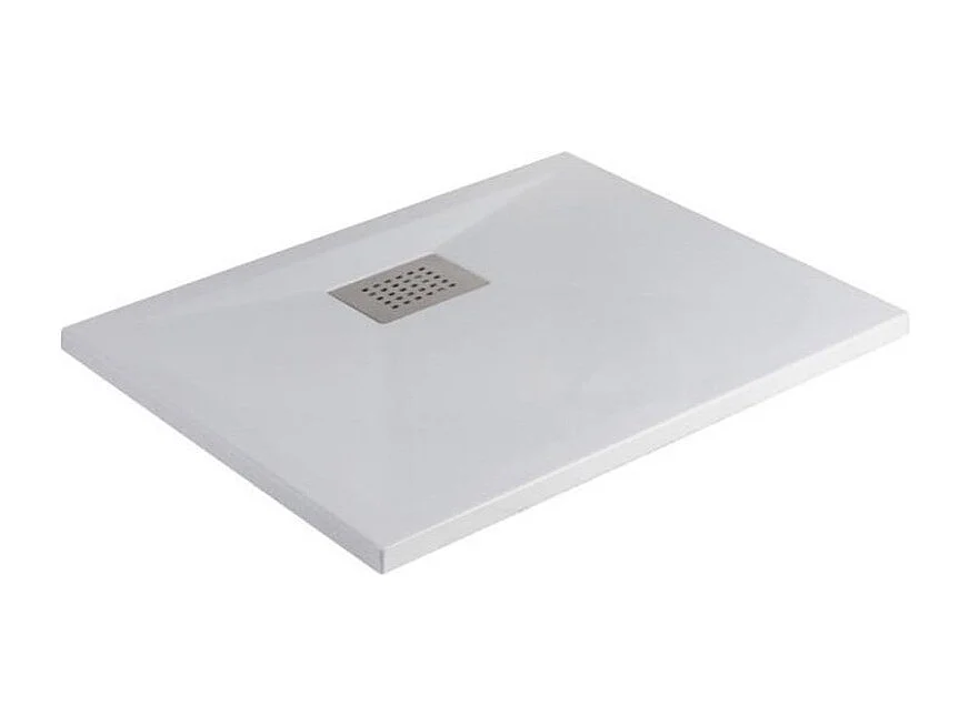 Receveur de douche KINEDO Kinesurf biotec rectangle Blanc 150 x 90 x 4 bonde centre longueur