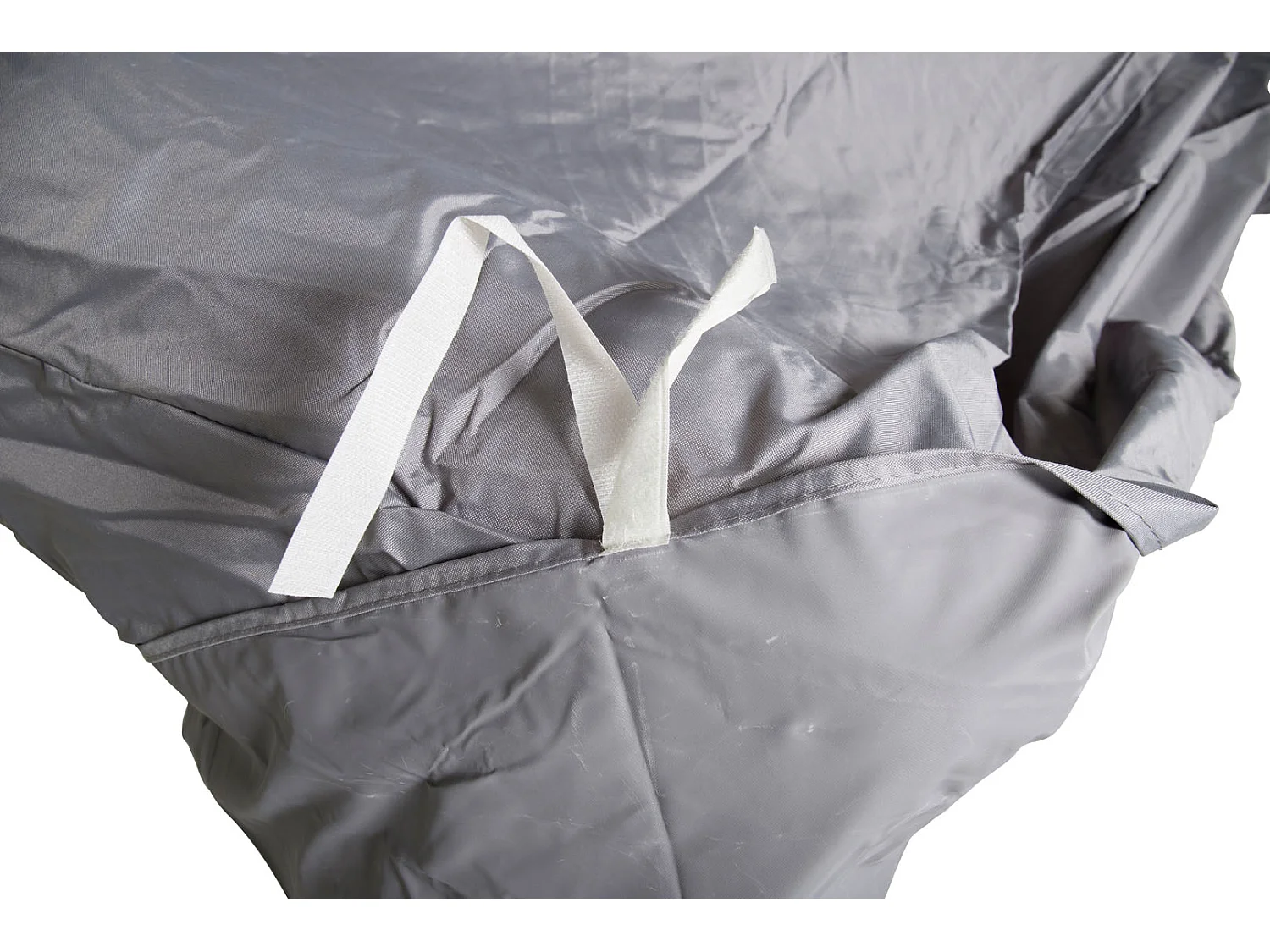 Furnco Couverture pour meubles de jardin en forme de L 254x254x90x66cm, gris.