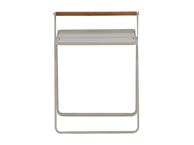 Mesa auxiliar Clarin beige.