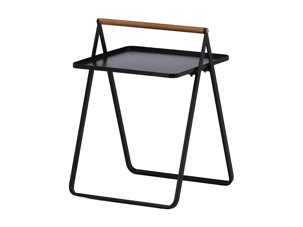 Table d'Appoint de Jardin "Clarin" 59cm Noir