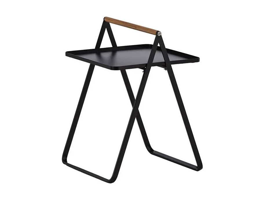 Table d'Appoint de Jardin "Clarin" 59cm Noir