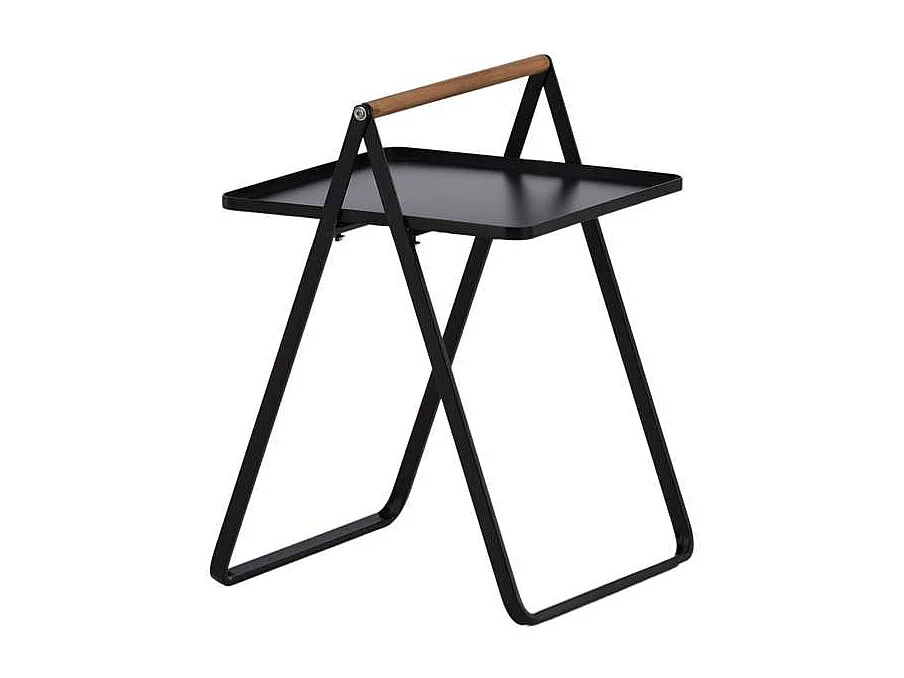 Table d'Appoint de Jardin "Clarin" 59cm Noir
