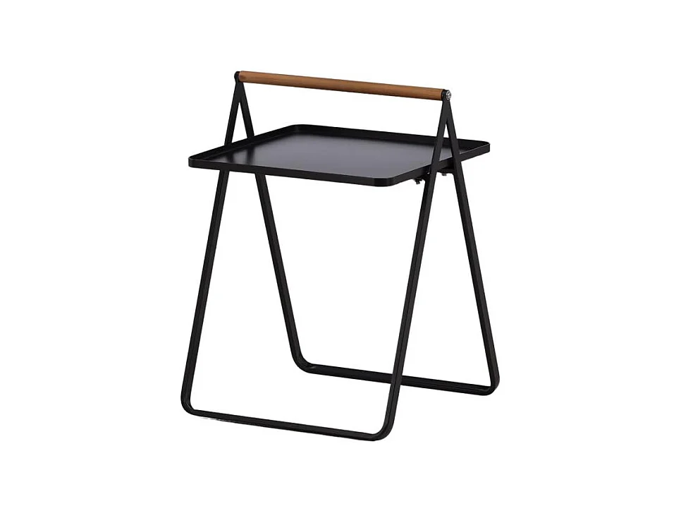 Table d'Appoint de Jardin "Clarin" 59cm Noir
