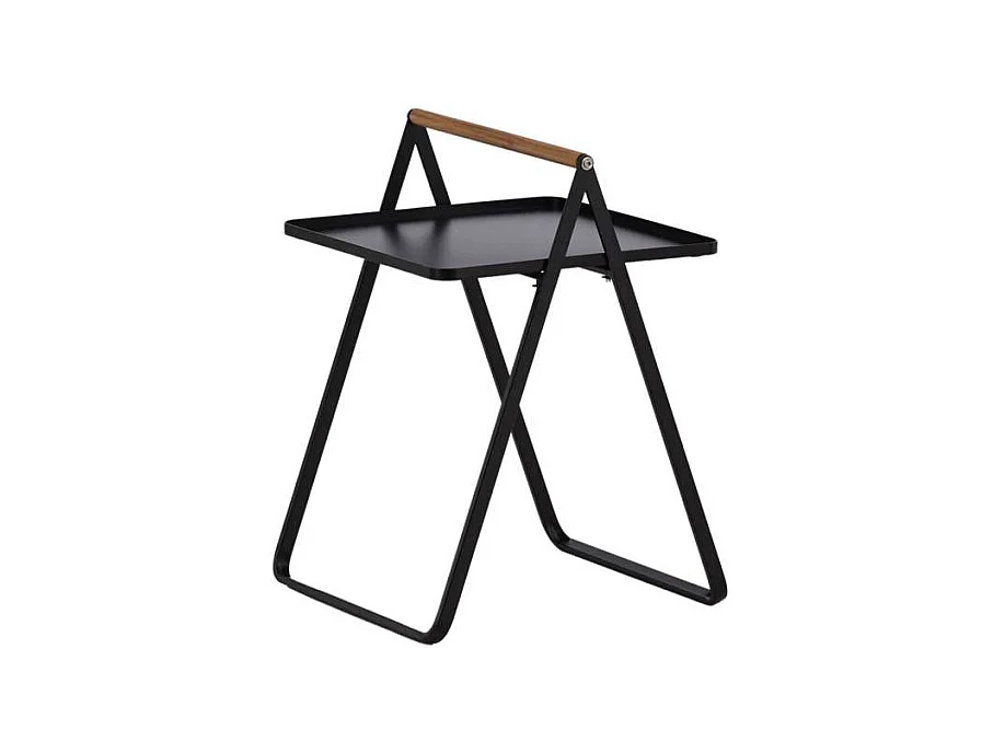 Table d'Appoint de Jardin "Clarin" 59cm Noir