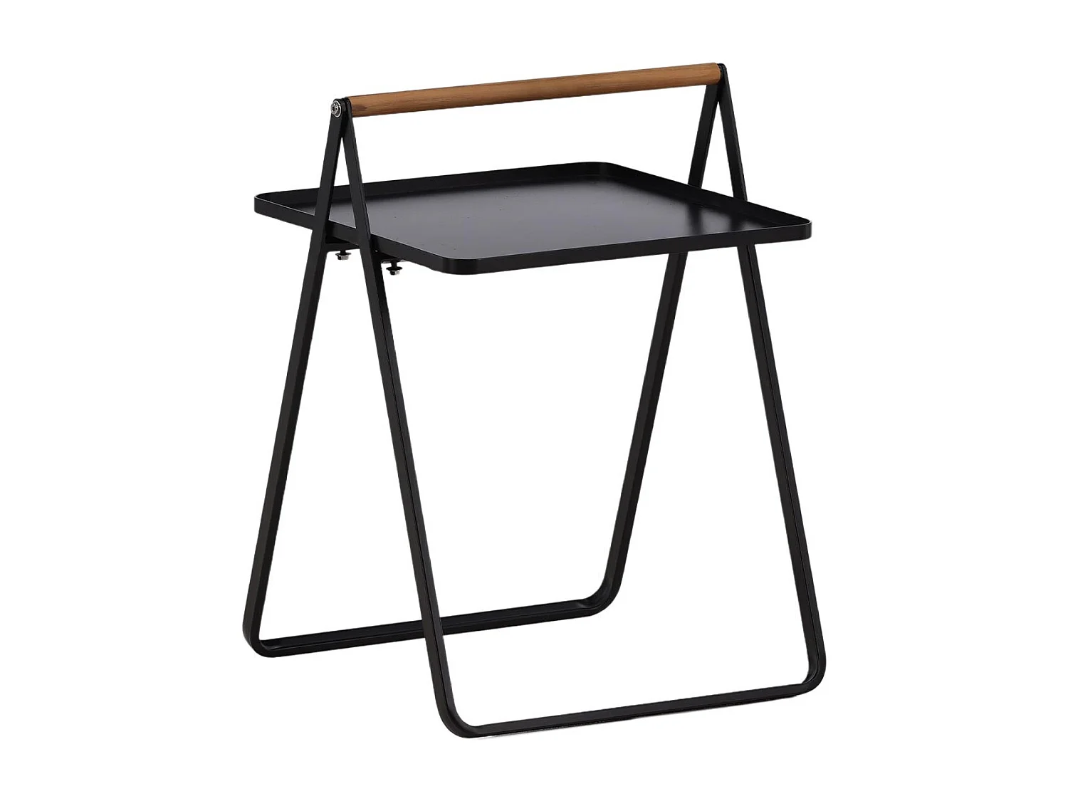 Table d'Appoint de Jardin "Clarin" 59cm Noir