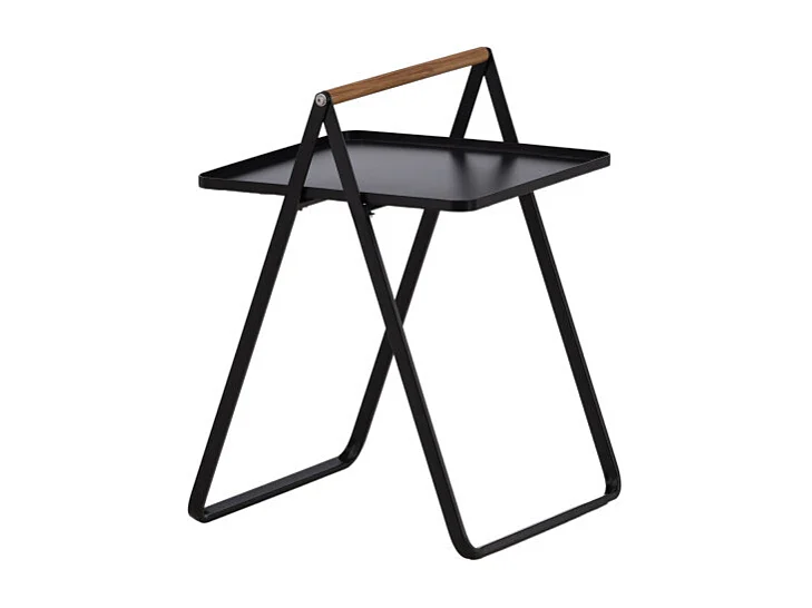 Table d'Appoint de Jardin "Clarin" 59cm Noir
