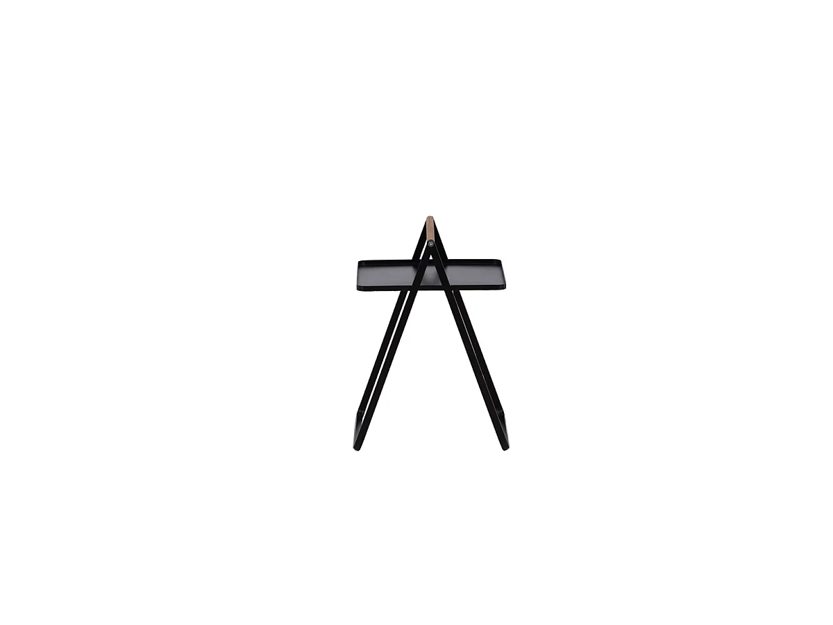 Table d'Appoint de Jardin "Clarin" 59cm Noir