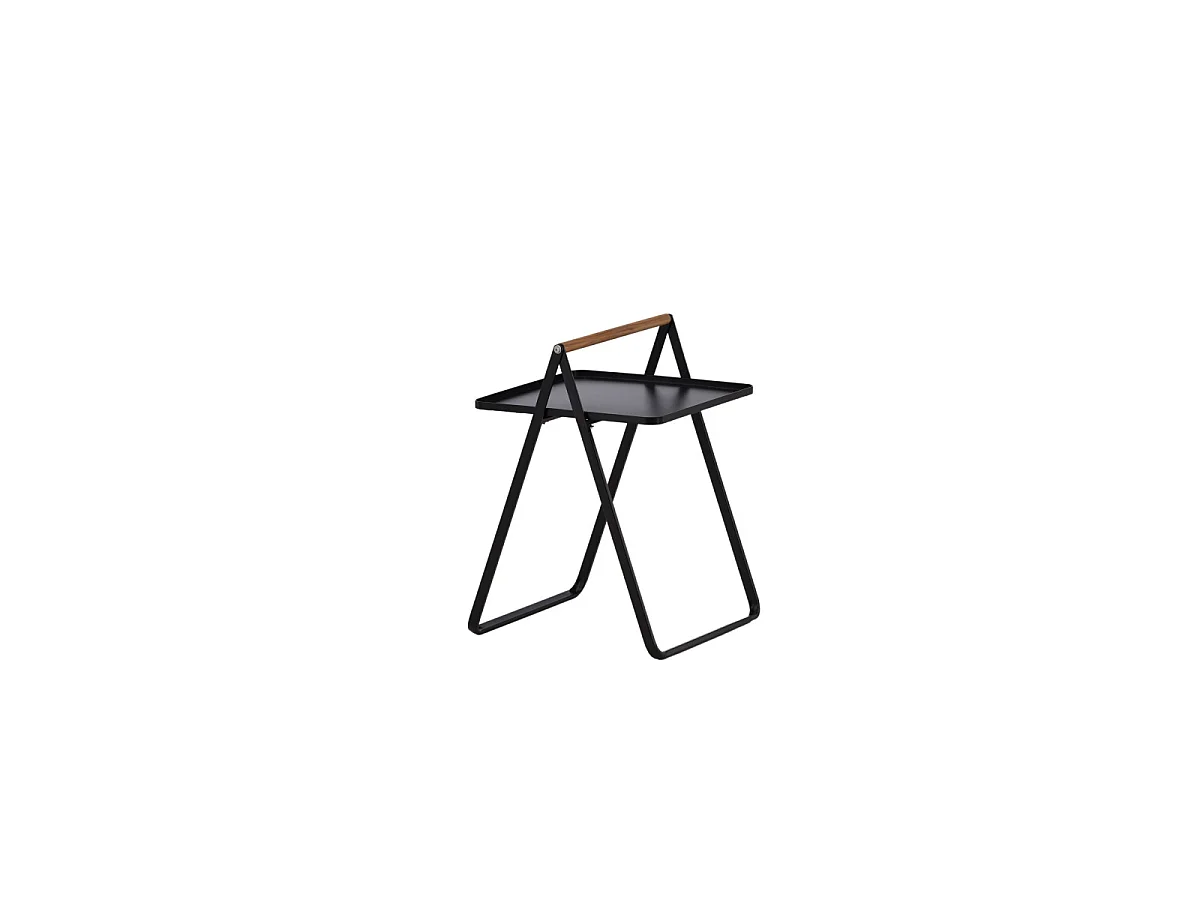 Table d'Appoint de Jardin "Clarin" 59cm Noir