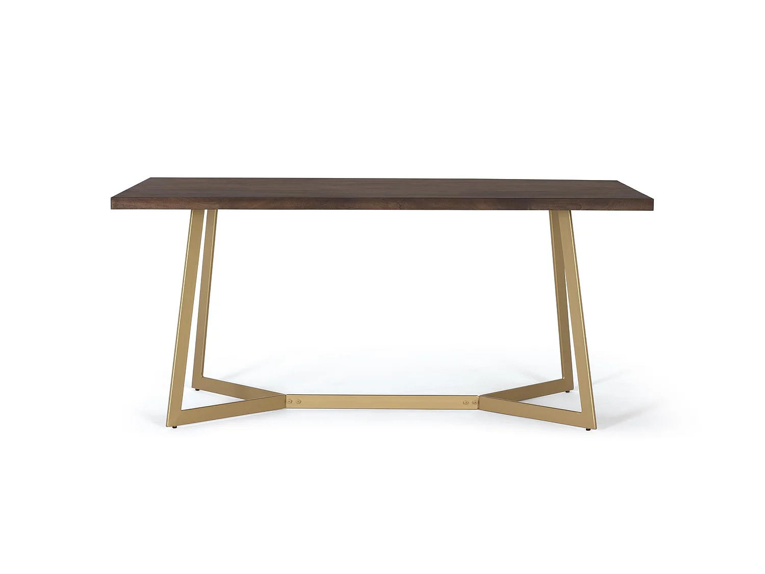Tables de salle à manger en bois de manguier massif 170 cm, style rustique moderne - 76 x 170 x 90
