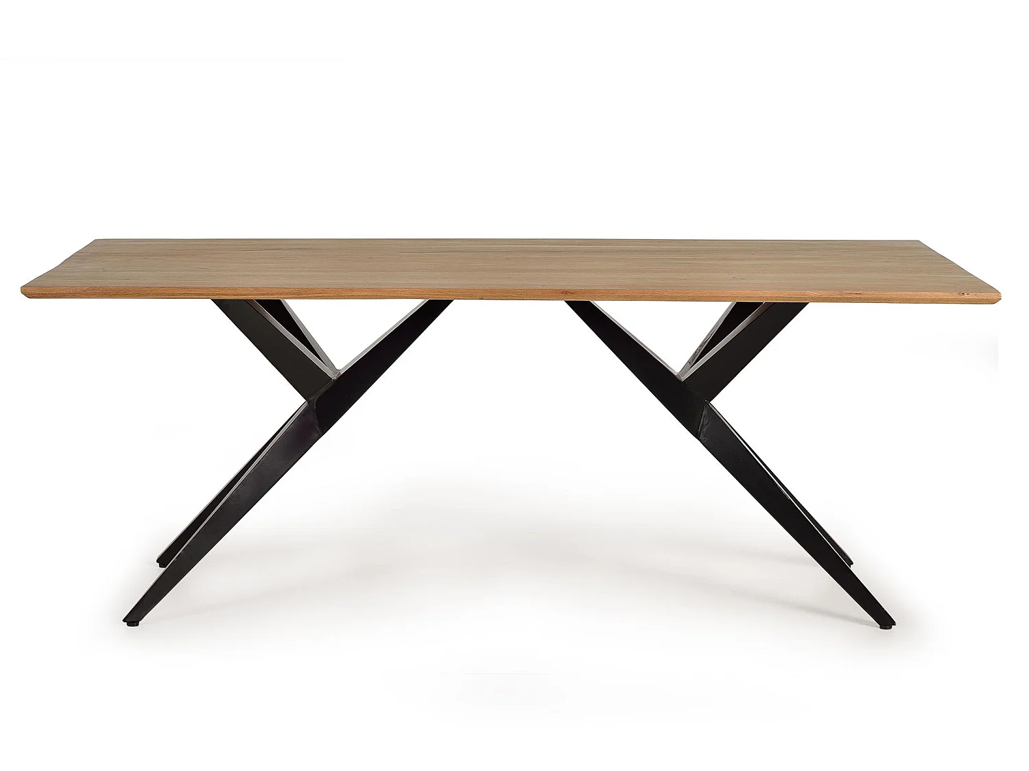 Stoły jadalne z drewna akacjowego, 180 cm, rustykalny styl industrialny, 76x180x90