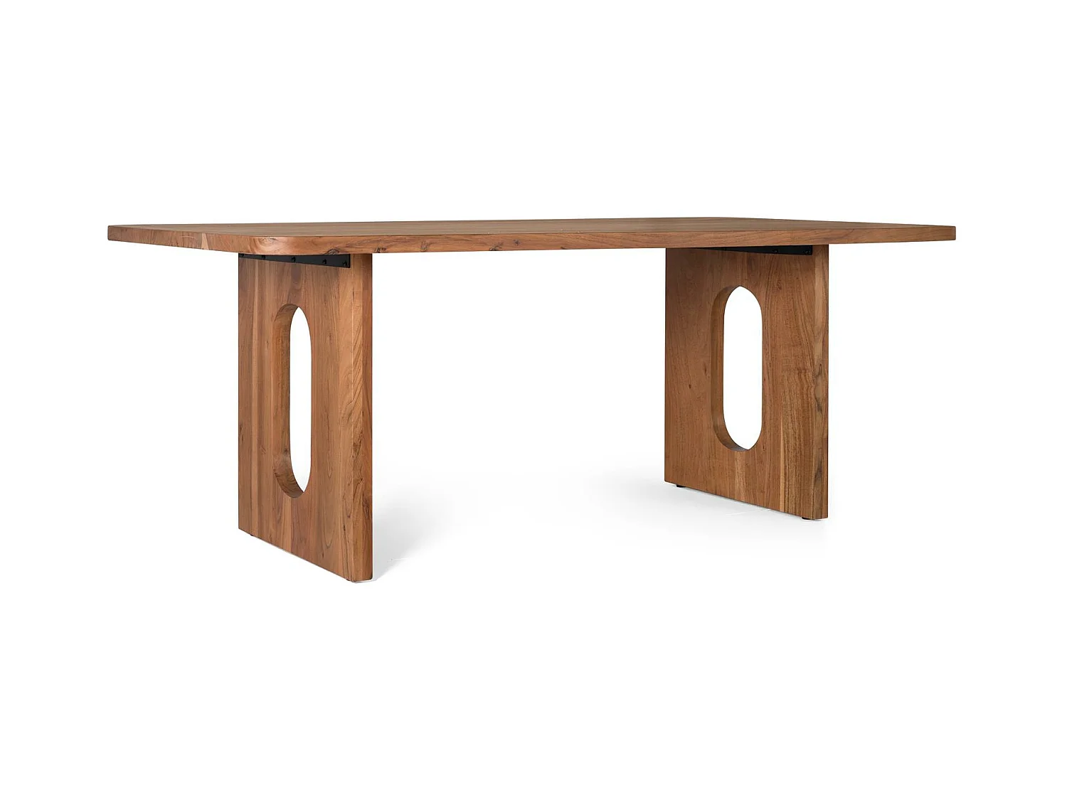 Table à manger 8 places en bois d'acacia 2 mètres