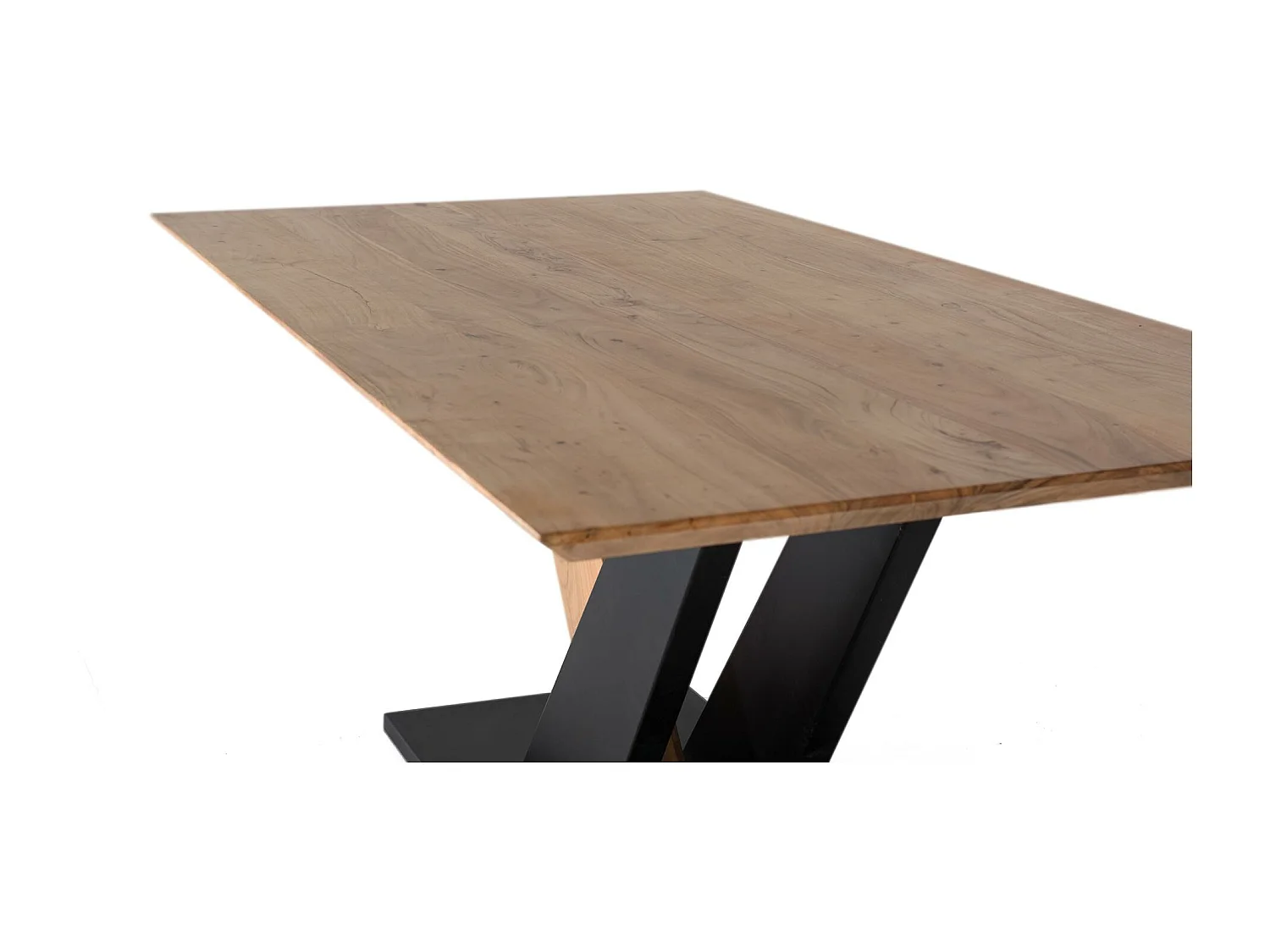 MESA DE JANTAR DE MADEIRA DE ACÁCIA Multicolor.Giner y Colomer.77x100x200