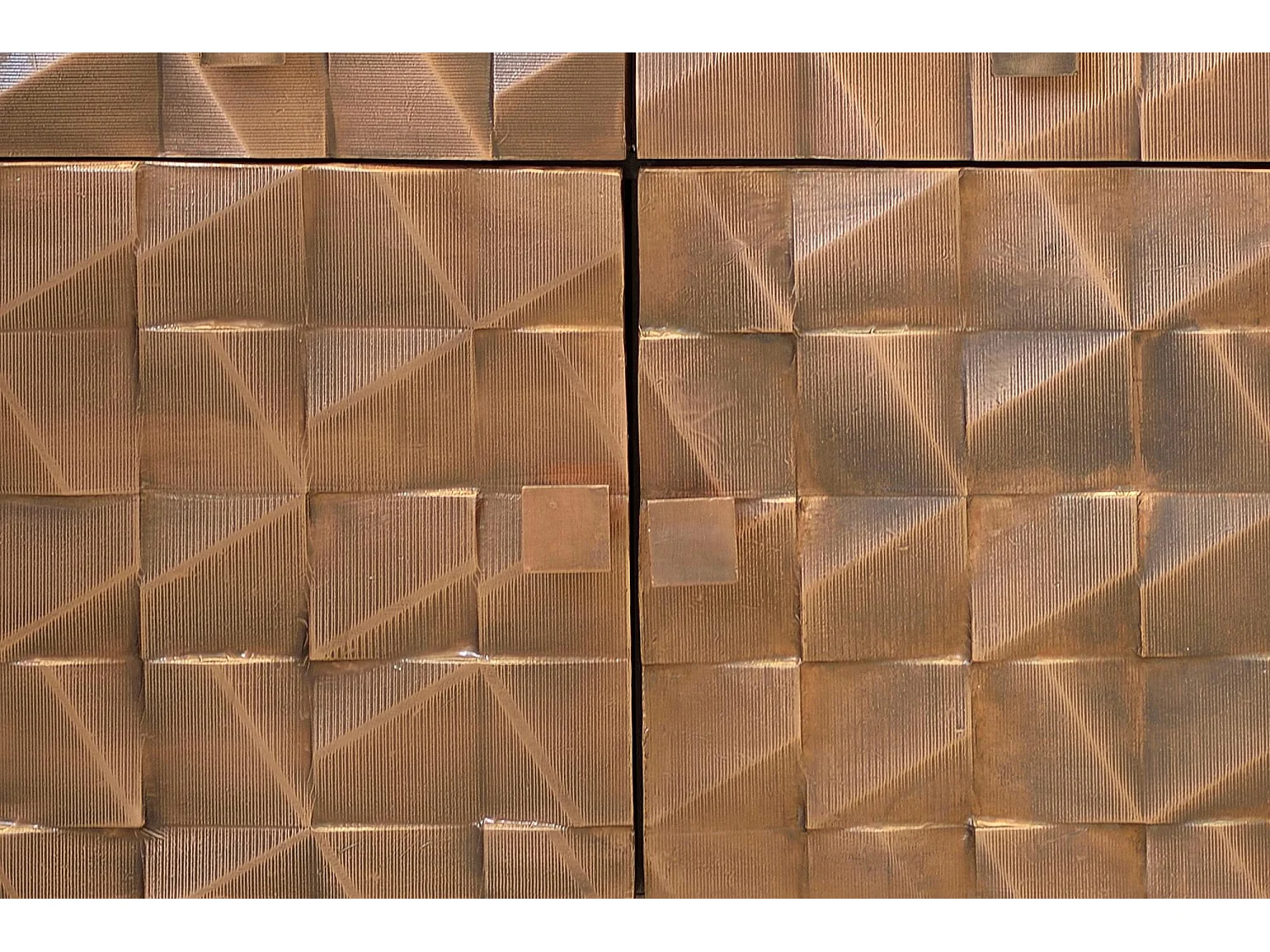 Sideboard aus Mangoholz und Bronze