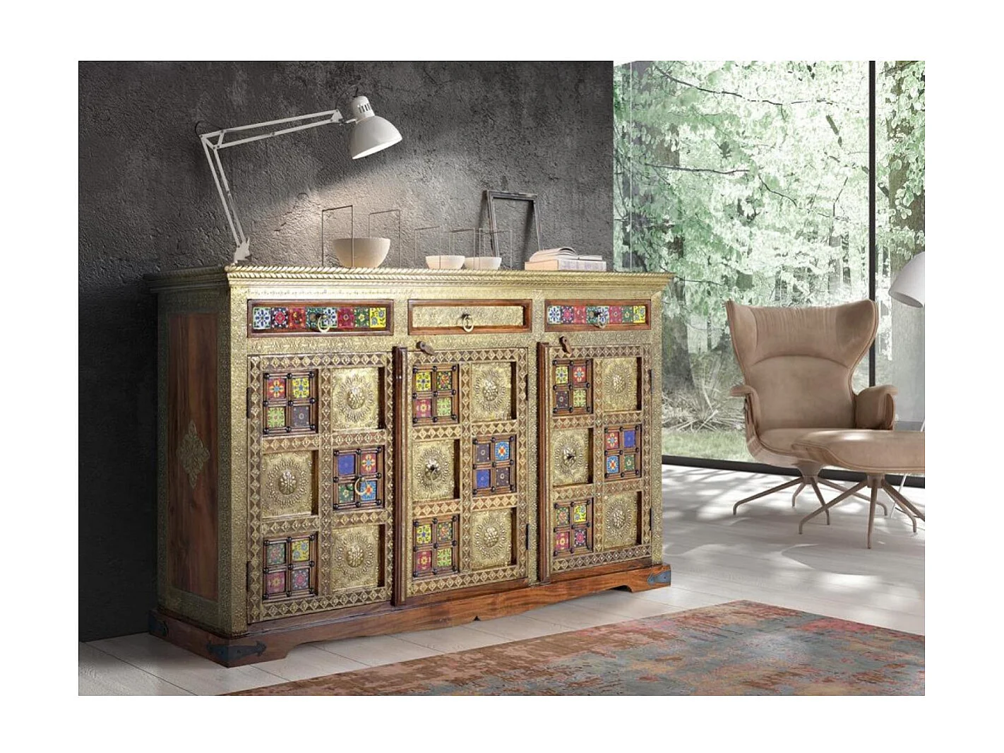 Sideboard aus Akazienholz